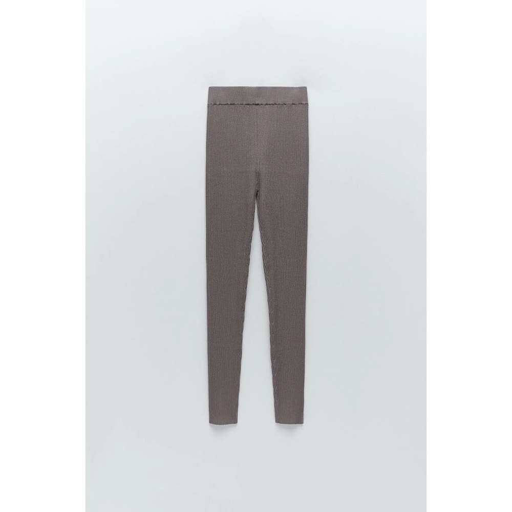 Zara Special Edition Knit High Waisted Leggings
